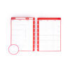 rode maandpagina's herbruikbaar notitieboek productiviteit rocketbook notitieboek pagina's schrijven bullet journal planner